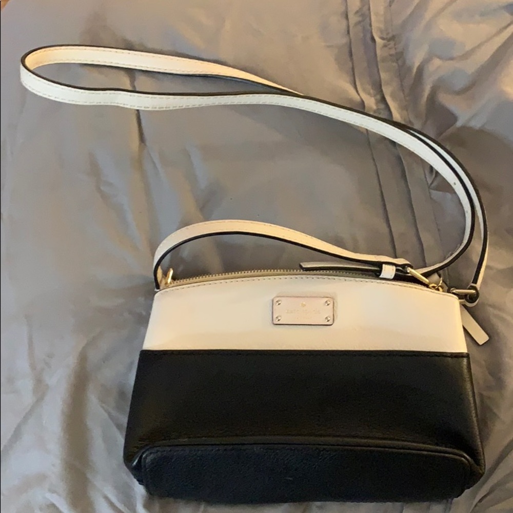 Kate Spade Black/white crossbody Bag